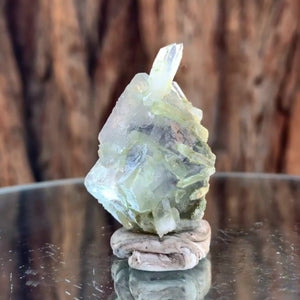 3cm 30g Green Fluorite from Huanggang Mine, Inner Mongolia, China
