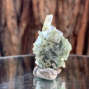 3cm 30g Green Fluorite from Huanggang Mine, Inner Mongolia, China
