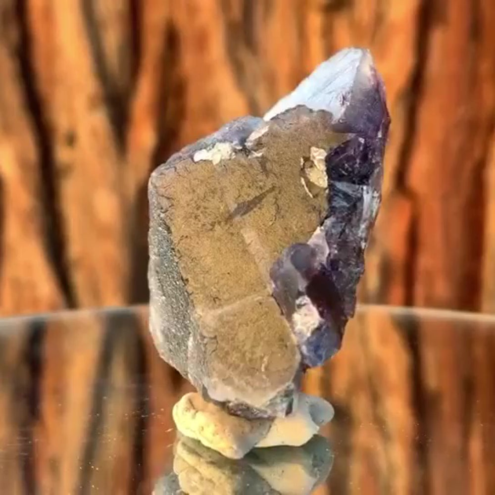 5cm 50g Purple Fluorite from Huanggang Mine, Inner Mongolia, China