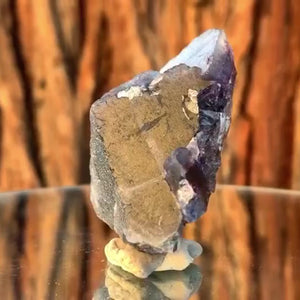 5cm 50g Purple Fluorite from Huanggang Mine, Inner Mongolia, China