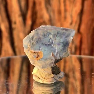 3.5cm 30g Blue Purple Fluorite from Huanggang Mine, Inner Mongolia, China