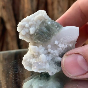 5cm 85g Green Fluorite from Huanggang Mine, Inner Mongolia, China