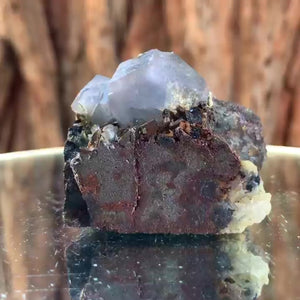 4.5cm 125g Purple Fluorite from Huanggang Mine, Inner Mongolia, China
