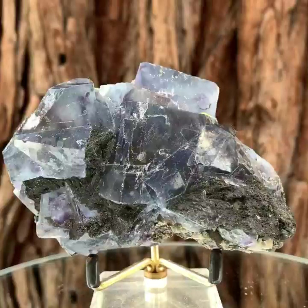 10cm 380g Purple Fluorite from Huanggang, Inner Mongolia, China