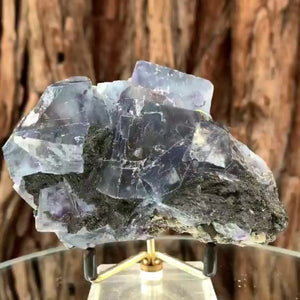 10cm 380g Purple Fluorite from Huanggang, Inner Mongolia, China