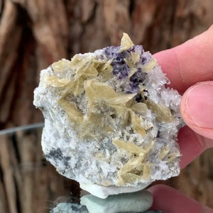 6cm 60g Purple Fluorite from Huanggang, Inner Mongolia, China