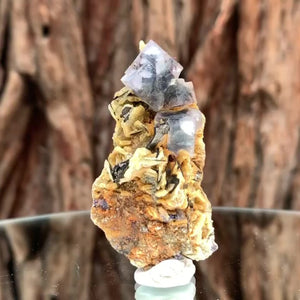 6cm 27g Purple Fluorite from Huanggang, Inner Mongolia, China