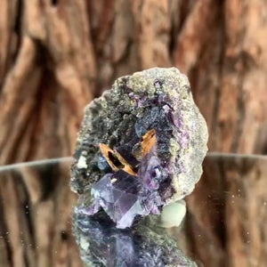 5cm 110g Purple Fluorite from Huanggang, Inner Mongolia, China