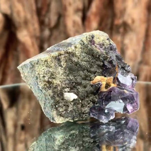 5cm 110g Purple Fluorite from Huanggang, Inner Mongolia, China