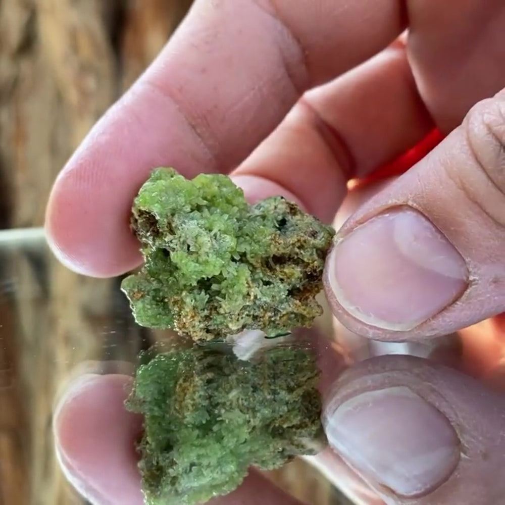 2.7cm 14g 0.01kg Pyromorphite from Daoping Mine, Guangxi, China